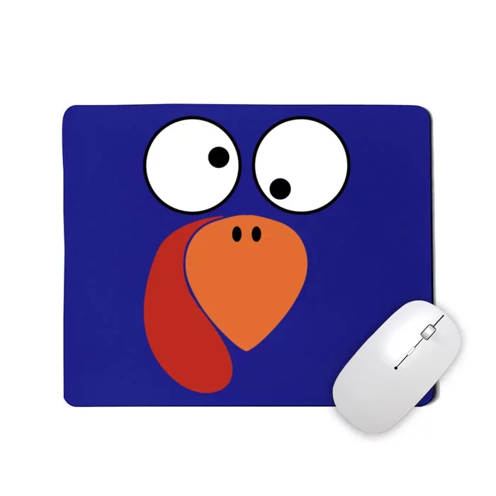 Thanksgiving Gift Turkey Face Costume Gift Mousepad