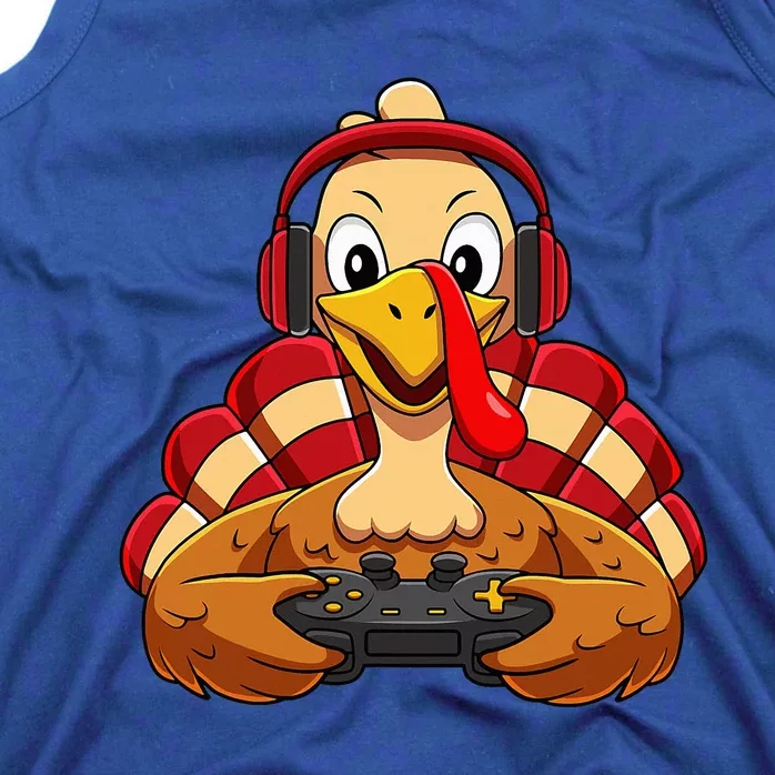 Thanksgiving Gamer Turkey Video Games Tank Top