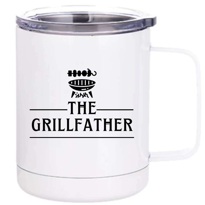 THE GRILLFATHER Front & Back 12oz Stainless Steel Tumbler Cup