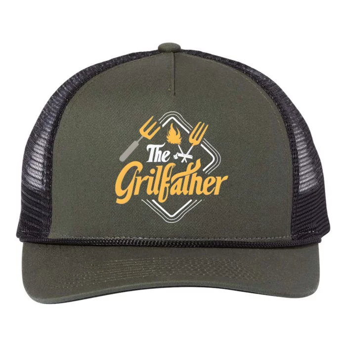 The Grillfather Retro Rope Trucker Hat Cap