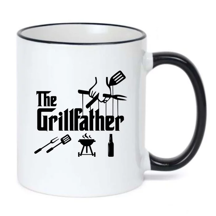 The Grillfather The Grilling Dad Black Color Changing Mug