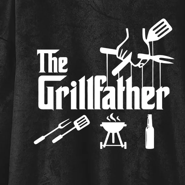 The Grillfather The Grilling Dad Hooded Wearable Blanket