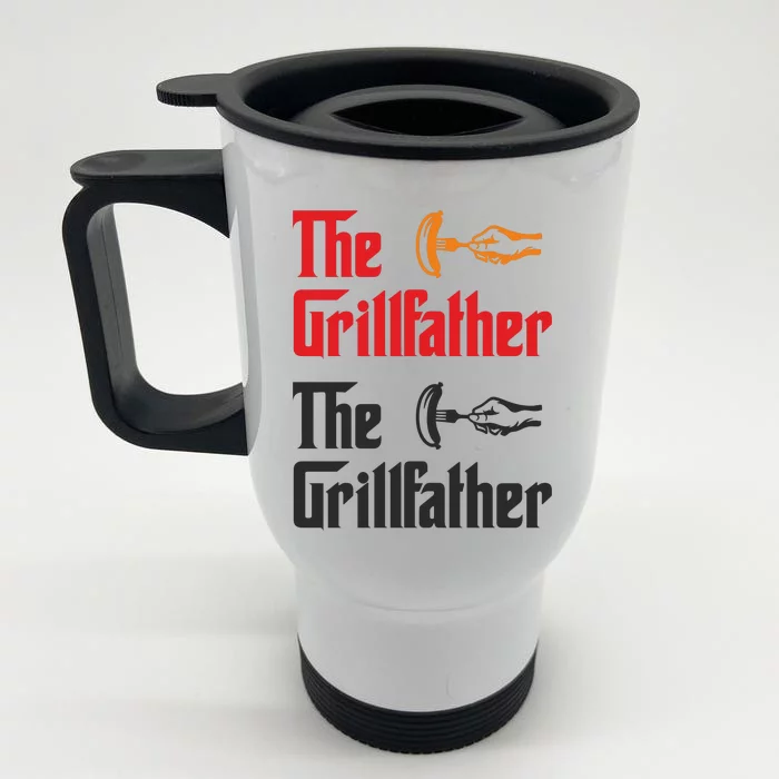 The Grillfather Front & Back Stainless Steel Travel Mug