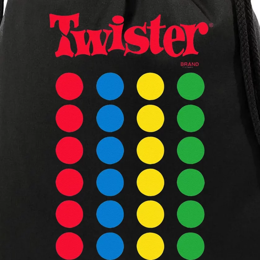 Twister Game Drawstring Bag