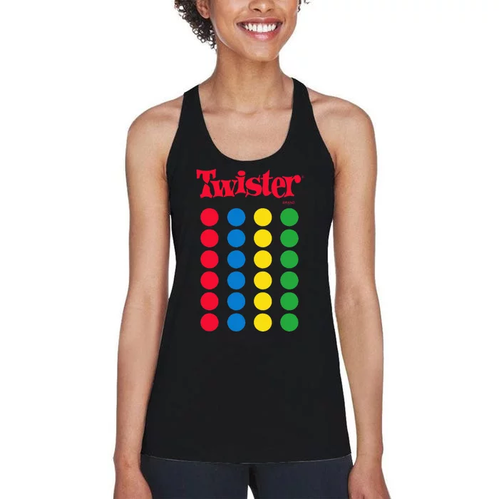 Twister Game Women's Racerback Tank