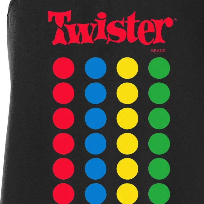 Twister Game Women's Racerback Tank