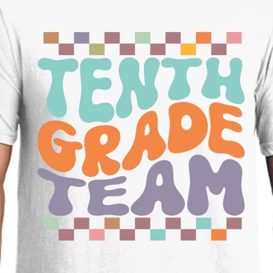 Tenth Grade TeamTeacher Student Back To School 10th Grade Gift Pajama Set