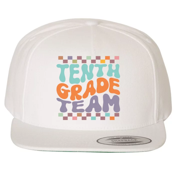 Tenth Grade TeamTeacher Student Back To School 10th Grade Gift Wool Snapback Cap