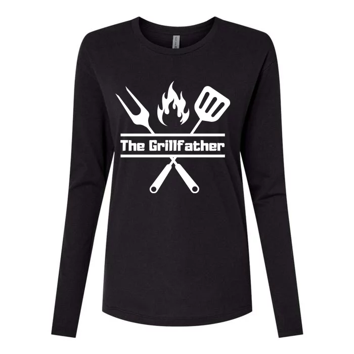 The Grillfather Womens Cotton Relaxed Long Sleeve T-Shirt