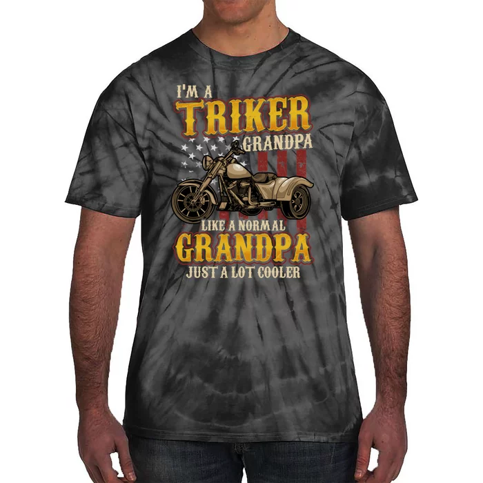 Triker Grandpa Trike Tie-Dye T-Shirt