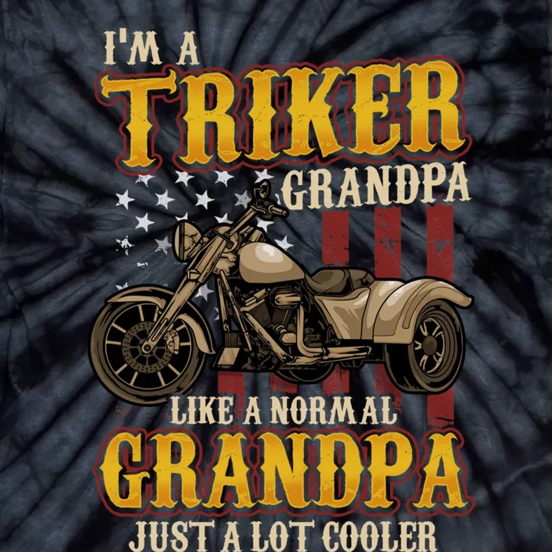 Triker Grandpa Trike Tie-Dye T-Shirt