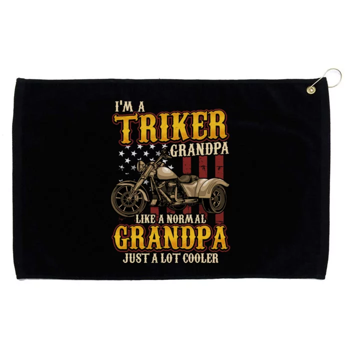 Triker Grandpa Trike Grommeted Golf Towel