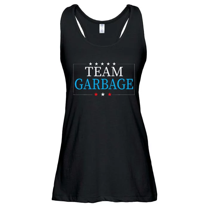 Team Garbage Trump 2024 Us Election Proud Team Garbage Ladies Essential Flowy Tank