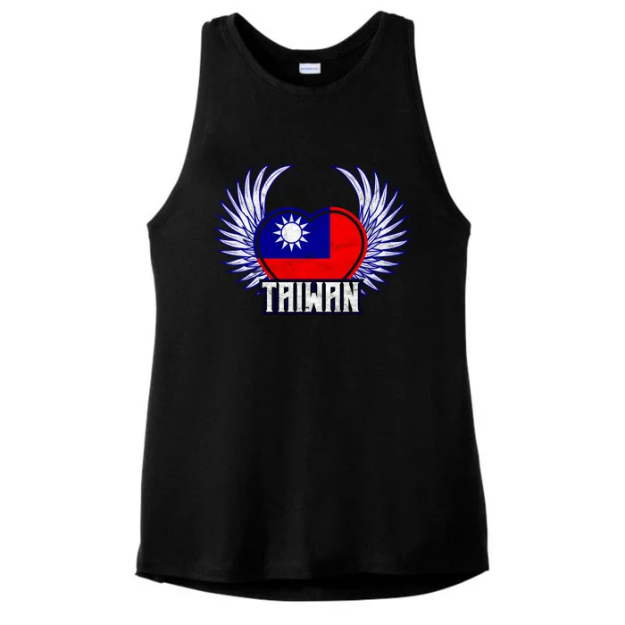 Taiwan Gift Ladies Tri-Blend Wicking Tank