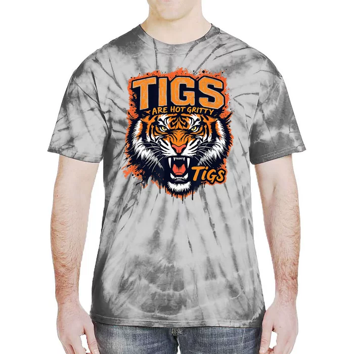 Tigers Gritty Tigs Gritty Tigers Tie-Dye T-Shirt