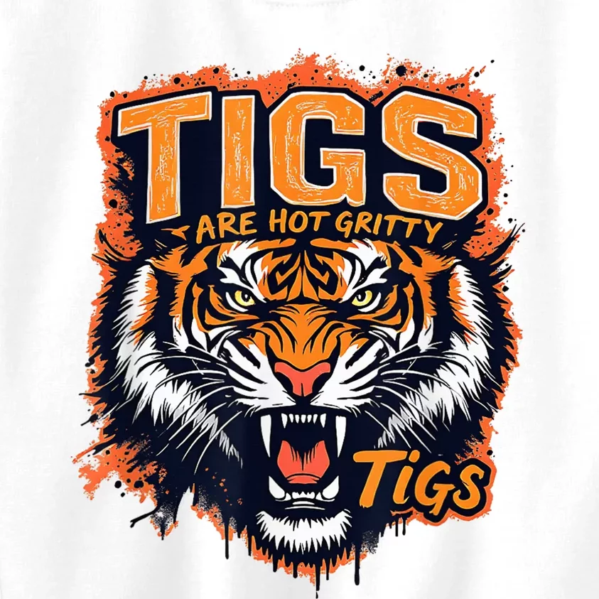 Tigers Gritty Tigs Gritty Tigers Kids Sweatshirt