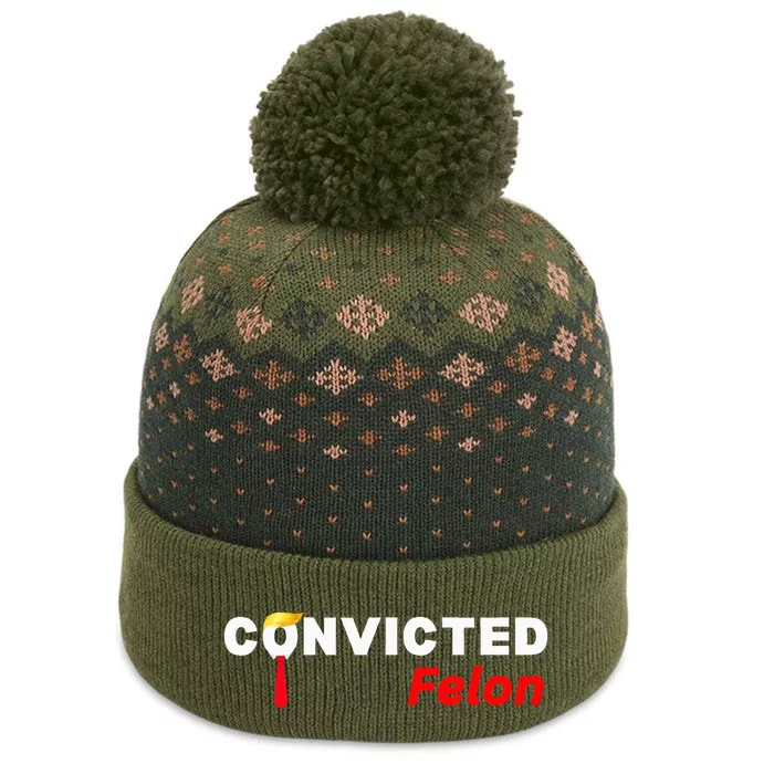 Trump Guilty Trump Mugshot Prison The Baniff Cuffed Pom Beanie