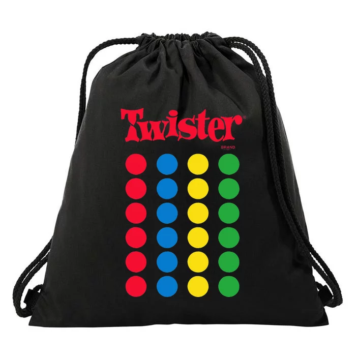 Twister Game Drawstring Bag