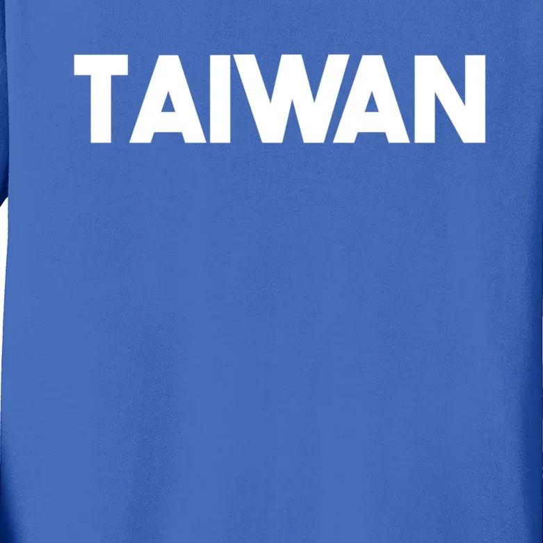 Taiwan Gift Kids Long Sleeve Shirt