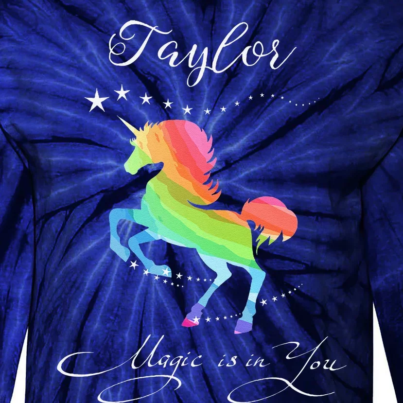 Taylor Gift Taylor Horse Rainbow Tie-Dye Long Sleeve Shirt