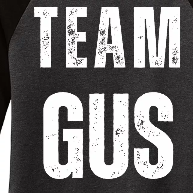 Team Gus ThatS My Dad Gus Women's Tri-Blend 3/4-Sleeve Raglan Shirt