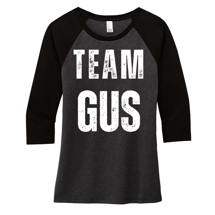 Team Gus ThatS My Dad Gus Women's Tri-Blend 3/4-Sleeve Raglan Shirt