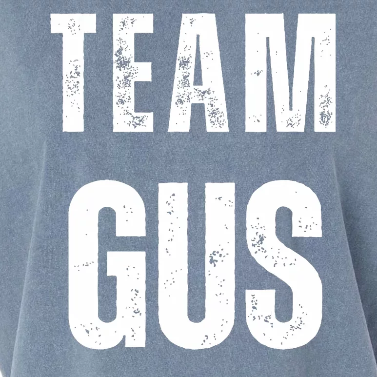 Team Gus ThatS My Dad Gus Garment-Dyed Women's Muscle Tee