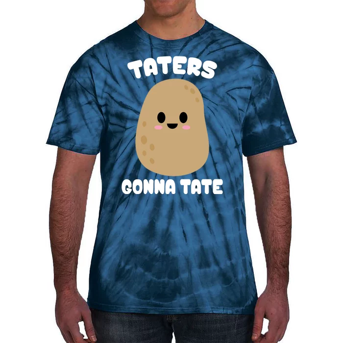 Taters Gonna Tate Funny Potato Tie-Dye T-Shirt