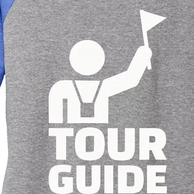 Tour Guide Women's Tri-Blend 3/4-Sleeve Raglan Shirt