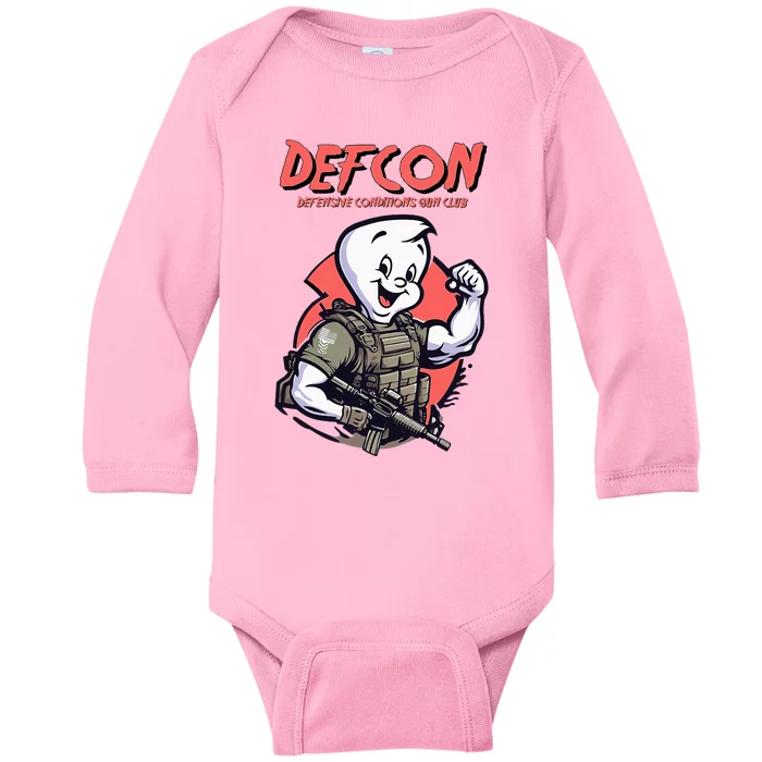 Tactical Ghost Baby Long Sleeve Bodysuit