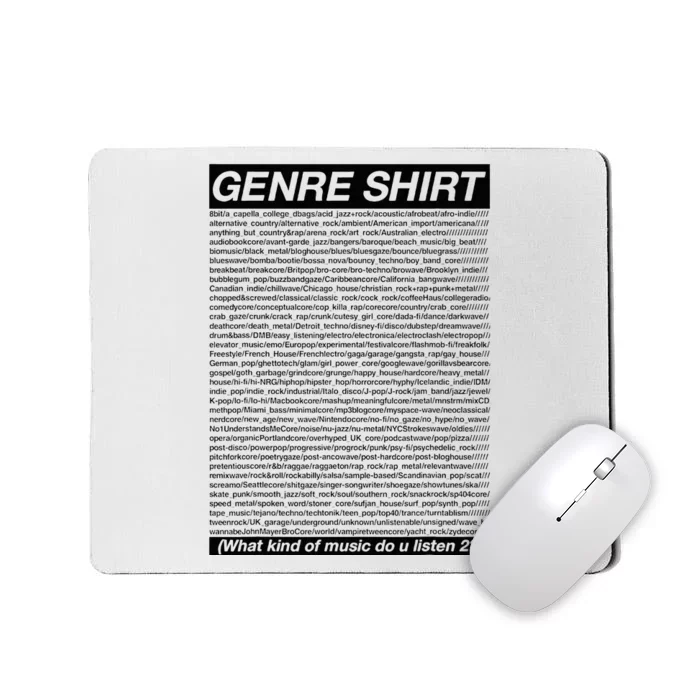 The Genre Mousepad