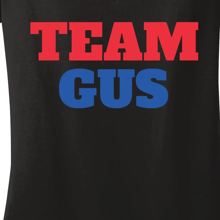 Team Gus Women's V-Neck T-Shirt