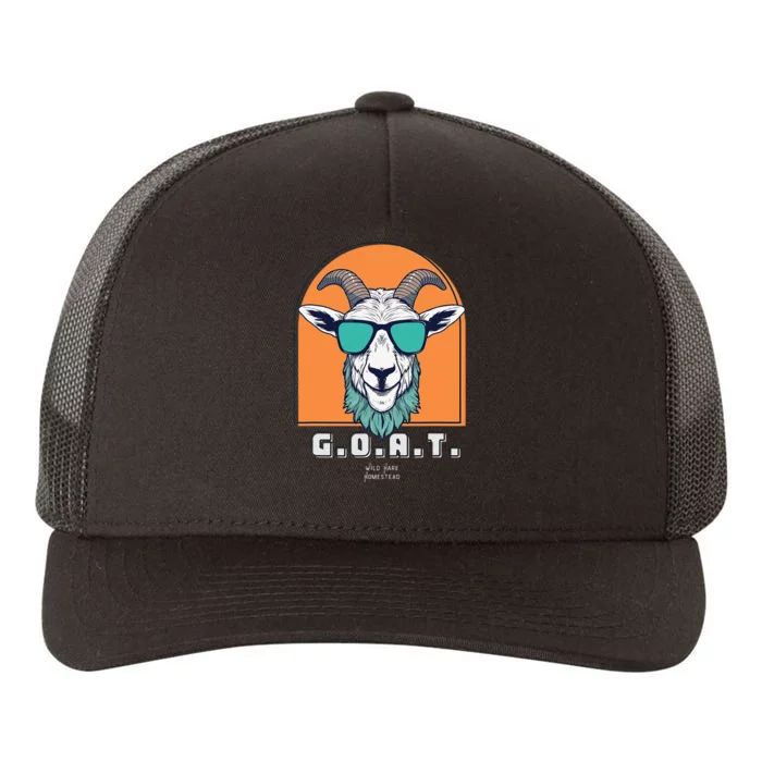 The Goat Yupoong Adult 5-Panel Trucker Hat