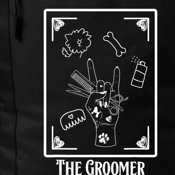 The Groomer Tarot Card Pet Dog Groomer Apparel Gift For Daily Commute Backpack