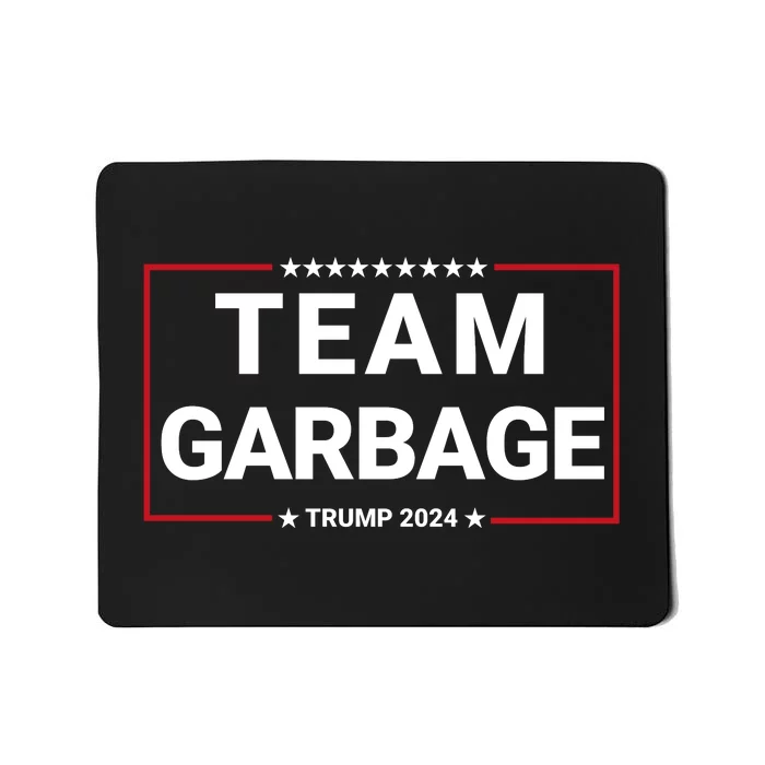 Team Garbage Trump Vance 2024proud Garbage American Maga Garbage Truck Mousepad