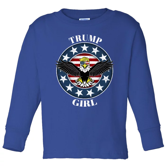 Trump Gift Trump Merica Gift Funny Great Gift Toddler Long Sleeve Shirt