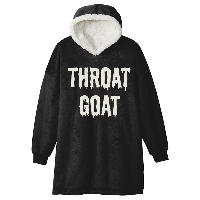 Throat Goat Hooded Wearable Blanket