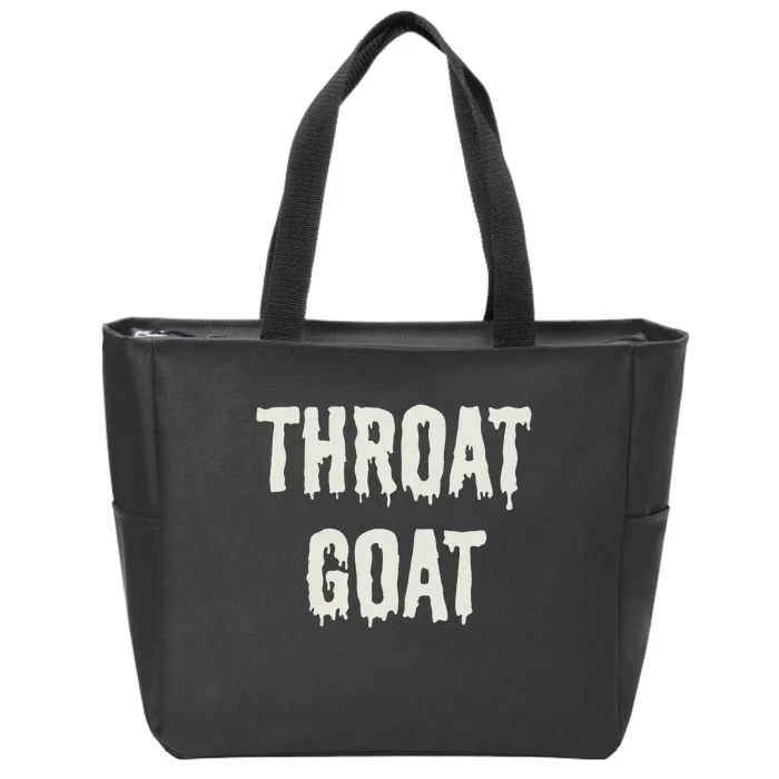 Throat Goat Zip Tote Bag