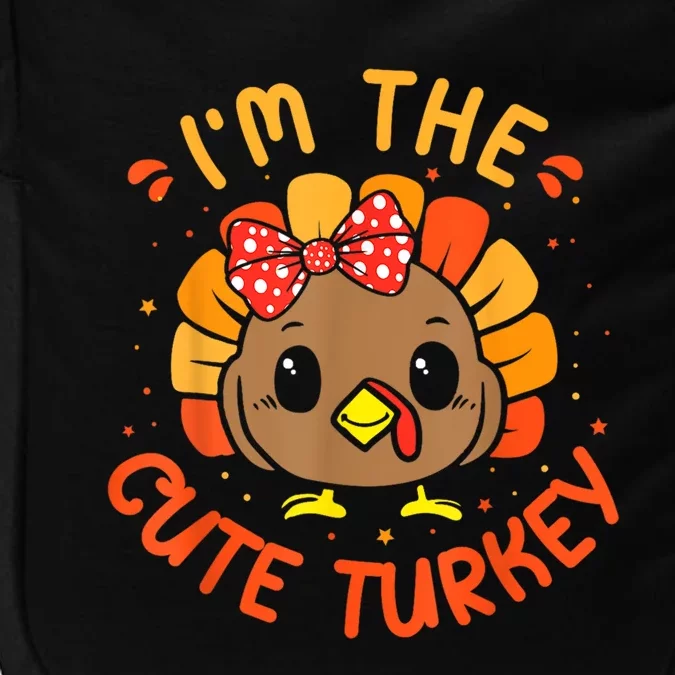 Turkey Gobble Till You Wobble Pilgrim Thanksgiving Gift Impact Tech Backpack