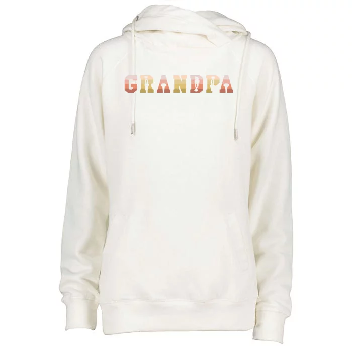 Trumpet Grandpa Trumpeter Musician Fatherhood Grandfather Gift Womens Funnel Neck Pullover Hood