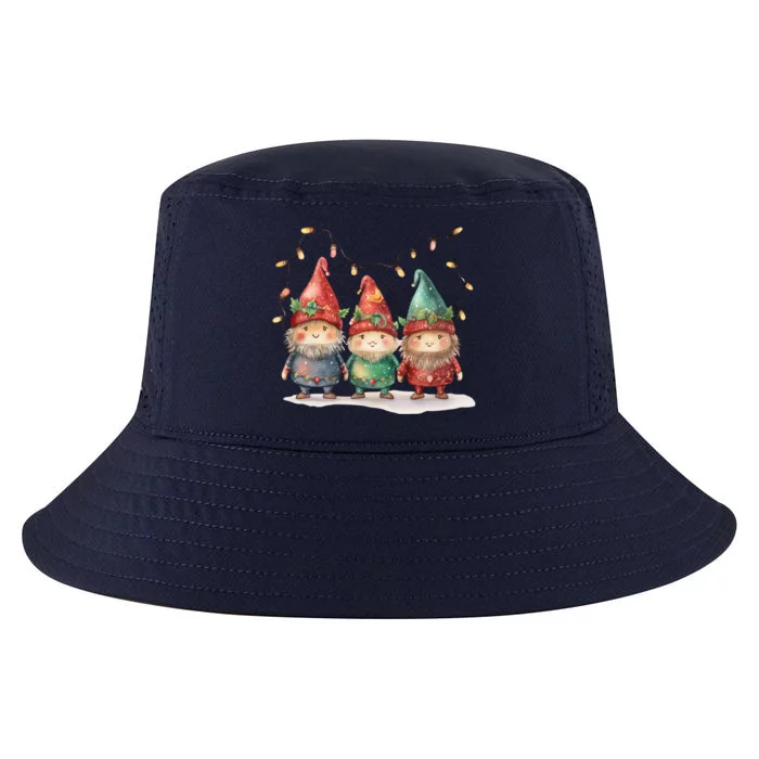 Three Gnomies Tree Christmas Cute Xmas Three Gnomies Gift Cool Comfort Performance Bucket Hat