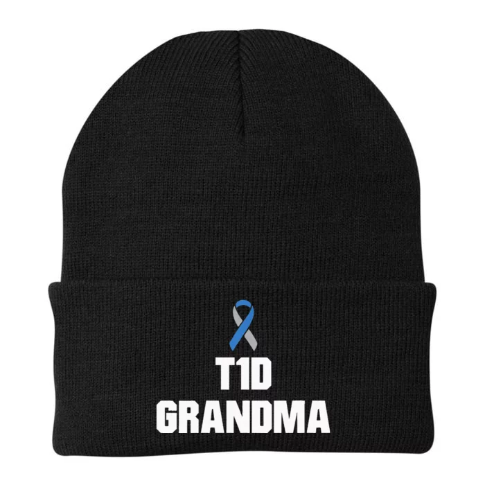 T1D Grandma Type One Diabetes Awareness Knit Cap Winter Beanie