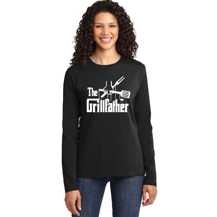 THE GRILLFATHER Ladies Long Sleeve Shirt