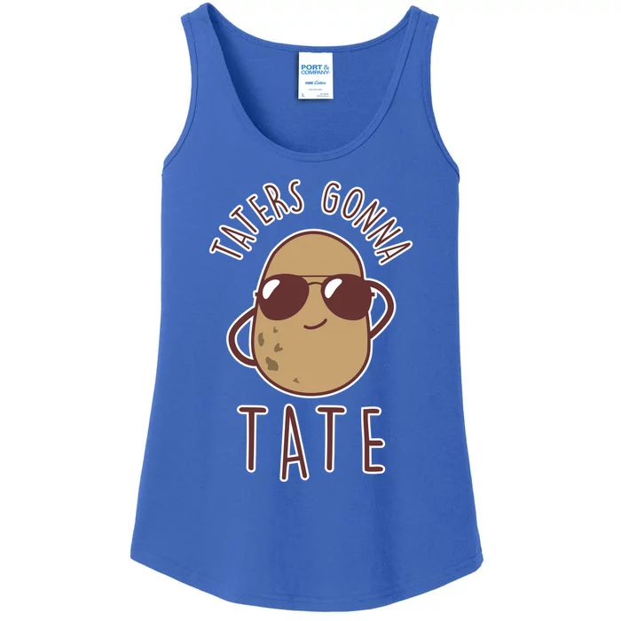 Taters Gonna Tate Funny Potato Tater Tot Foodie Gift Ladies Essential Tank