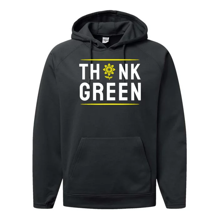 Think Green Performance Fleece Hoodie