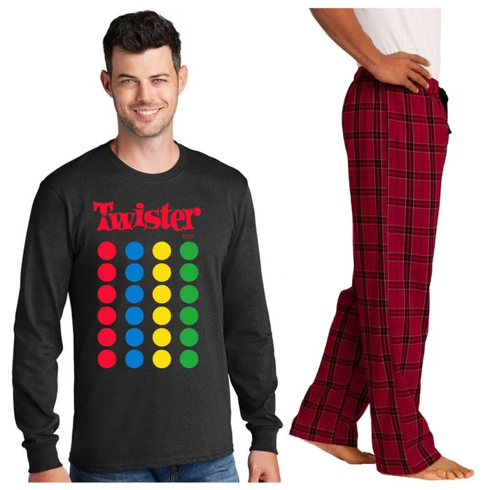 Twister Game Long Sleeve Pajama Set