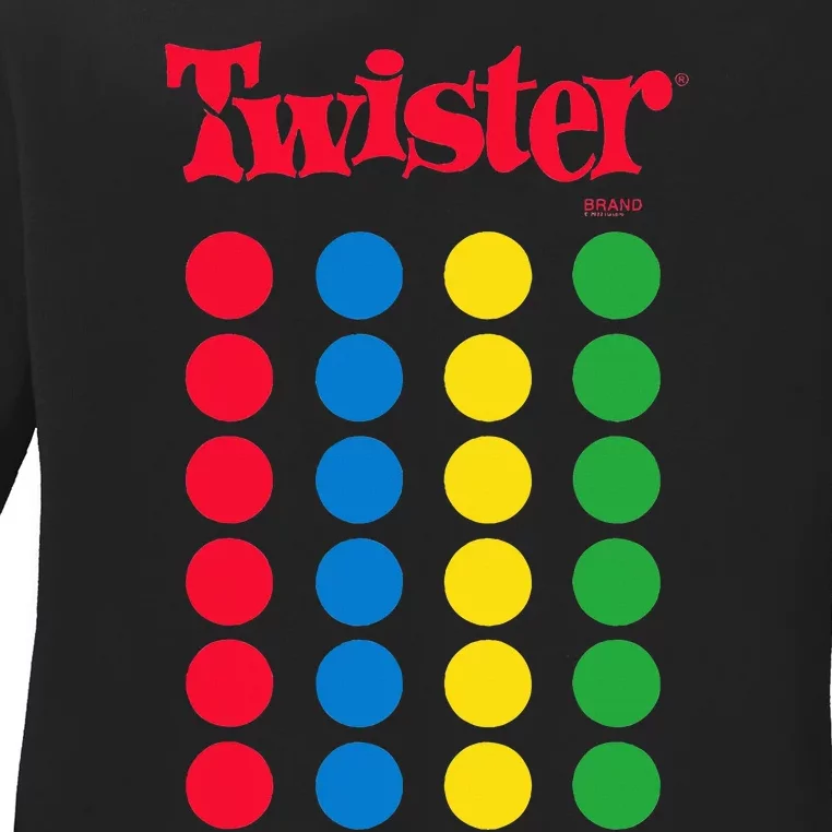 Twister Game Ladies Long Sleeve Shirt