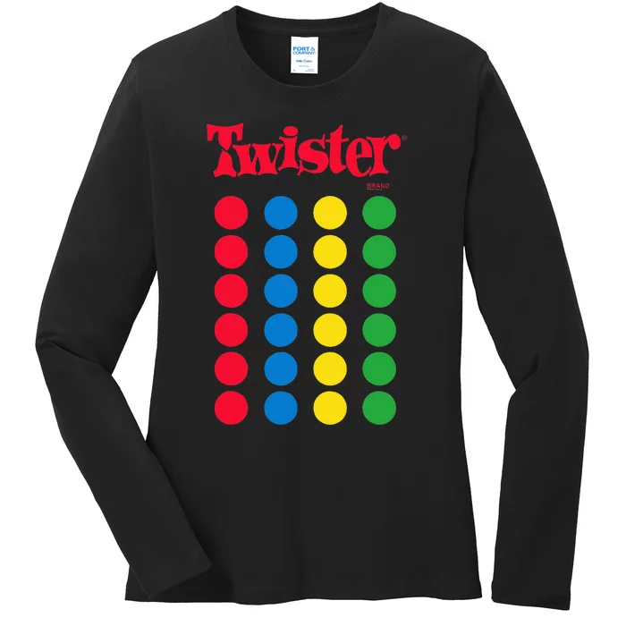 Twister Game Ladies Long Sleeve Shirt