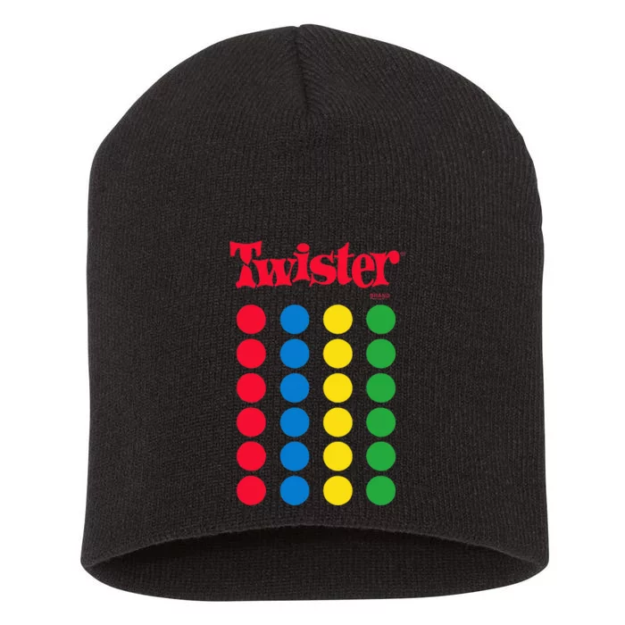 Twister Game Short Acrylic Beanie