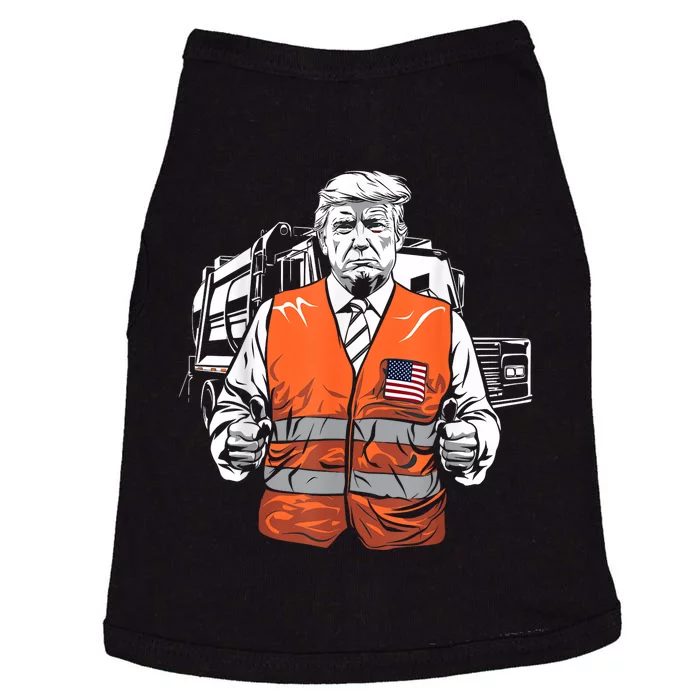 Trump Garbage Truck Vest Doggie Tank